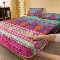 Sábana Ajustada Moderna Y Bohemia Impresa Mate Sin Pillowcases Incluidos Fundas De Almohada No Incluidas Cama Muebles De Dormitorio - details 2