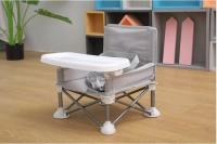 Silla De Comedor Plegable Para Niños 2 En 1 Silla De Aumento Portátil Y Ligera Para Exteriores Con Asiento De Almuerzo Y Playa Ajustable Para Bebés De 1-6 Años Unisex - details 2