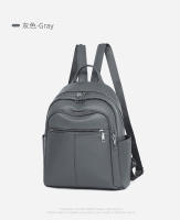 Mochila de viaje urbana sencilla de PU para mujer - details 12