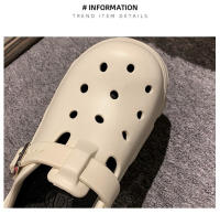Sandalias De Playa Para Mujer Moda Verano Plataforma Alta Antideslizante Resistentes Al Desgaste Tacón Alto Zapatillas De Jardín - details 4