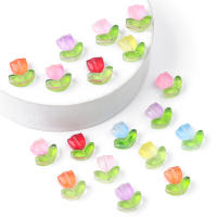 25 Sets De Polvo De Gel Para Manualidades Perlas De Tulipán De Vidrio Gradiente Material Para Hacer Pulseras Collares Accesorios Y Peinados DIY - details 6