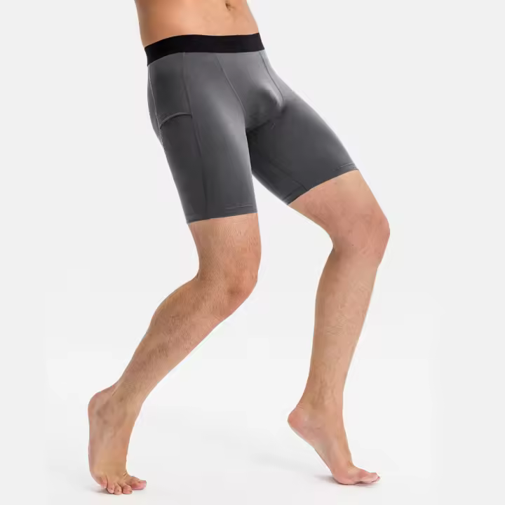 Boxers largos a la moda para hombre, ropa interior de poliéster para hombre, calzoncillos sexis para hombre, calzoncillos boxer elásticos cómodos para hombre - 1