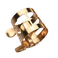 Ligadura De Saxofón Compacta Y Duradera Con Ajuste De Doble Tornillo Para Saxofón Alto Accesorio Musical De Alta Calidad - details 5