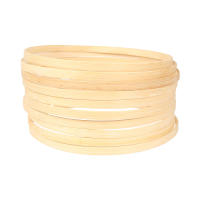 Anillos De Bambú Madera 10Pcs 26cm Para Manualidades DIY Anillos Florales Para Bordado Decoración De Boda Y Navidad - details 6
