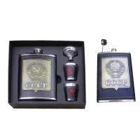 Kit De Flasque De Alcohol De Acero Inoxidable De 8 Oz Con Funnel Y Copas Para Bebidas Set De Botella De Vino Y Whiskey - details 1