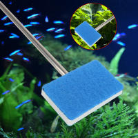 Cepillo De Limpieza Para Acuario Con Mango Largo Y Pincel Doble Cara Ajustable De 180° Limpiador De Algas Para Ventanas Y Vidrio - details 7