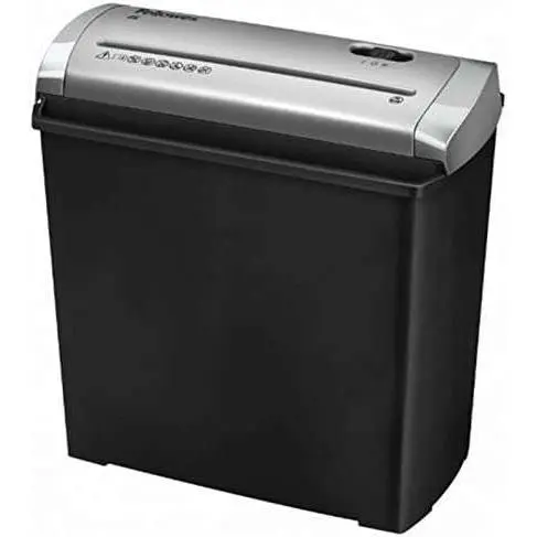 Fellowes trito 2s destructora de papel manual corte en tiras - destruye hasta 5 hojas - 11 litros - color negro/gris - 1