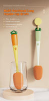 Cepillo De Limpieza Para Botella 3 En 1 Con Esponja Y Mango Largo Herramienta De Limpieza Para Vaso Y Taza Eco-amigable - details 0