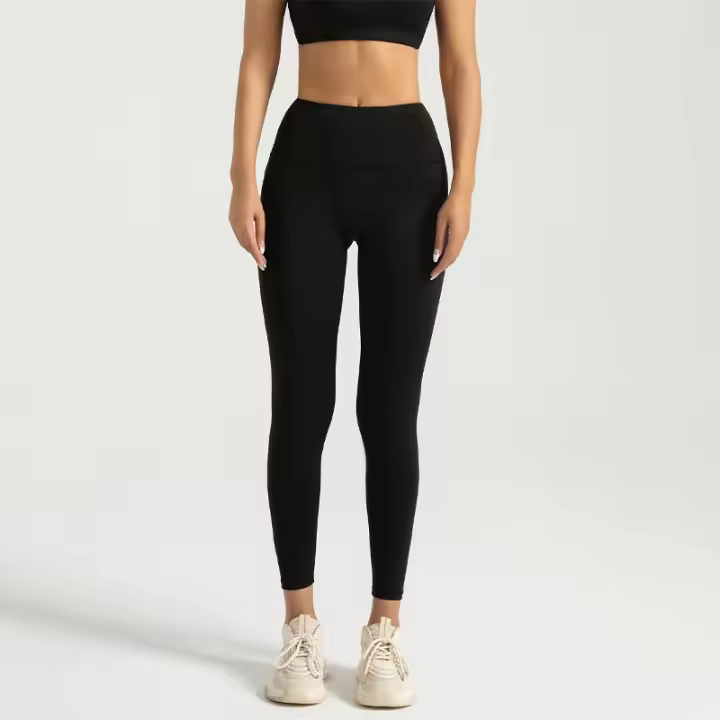 Pantalones de yoga sin corte en T, cintura alta, levantamiento de glúteos, mallas deportivas para correr que controlan el abdomen y dan sensación de desnudo - 1