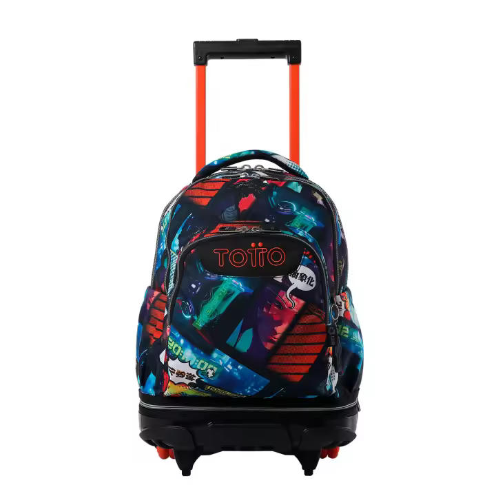 Mochila Totto ruedas Tiza carro desmontable Modelo Kasuya - 1