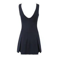 Zach Ailsa Vestido Sin Mangas Para Mujer Diseño Francés Elegante Y Adelgazante De Verano 2024 Cuello V Ajustado Hasta La Cintura - details 2