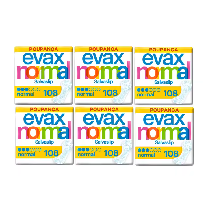 Evax Salvaslip Normal 6x108 Unidades - 1