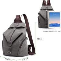 Mochila Bolso Casual Lona para Señora Viaje Gran Capacidad Informal Bolsa Mochila Mujer para Vacaciones Camping Viajes Senderismo - details 2