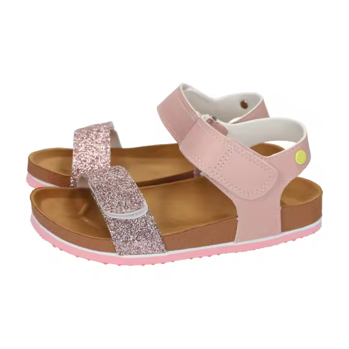 Sandalias marca GIOSEPPO para niña en color multicolor. Chanclas multicolor estilo BIO para niñas, cierre de velcro, plantilla suave y transpirable, cómodas y ligeras, ideales para verano - 1