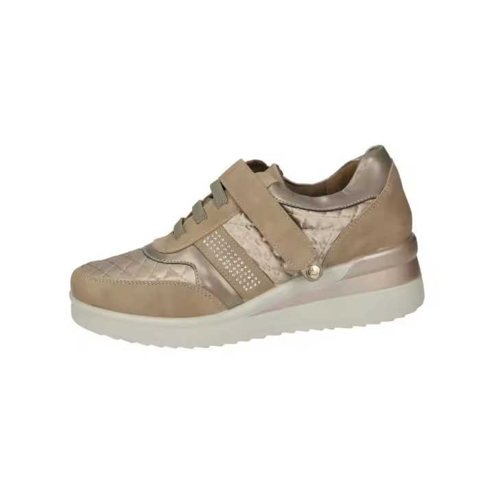 MY SOFT 24M578 Sneakers mujer 33788 24I CASUAL SPORT GOMAS Y VELCRO TAUPE - 1