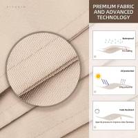 Fornord Sombrilla Parasol 2 x 3 m ConManivela Inclinabre Tubo aluminio ø 48 mm y Tela Poliéster 200 gr ParaTerraza Jardin Camping - details 7