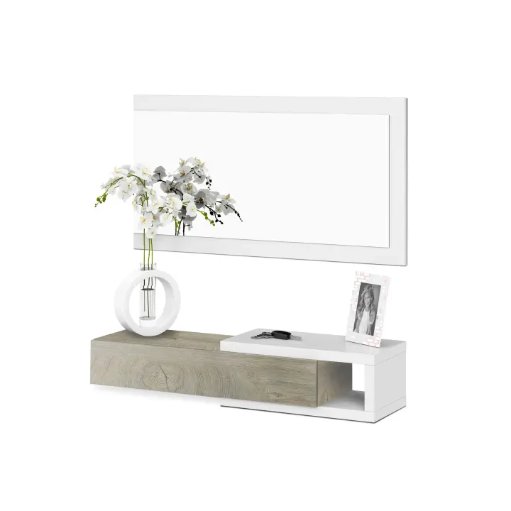 Duehome -Mueble de recibidor con espejo Noon - 1