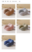 Almohada De Memoria Para El Cuello U-Cuadrilátero Almohada De Viaje Para Avión Coche Descanso Almohada De Comida Malla Hump - details 8