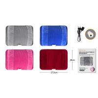 Bolsa de Agua Caliente Eléctrica - 20x 27.5 cm - con Funda Suave de Pelo - Recargable en 15 min - Duración de 3 -6Horas - para Aliviar Dolores -Calmar Molestias Musculares -calentador de manos  dos modelo para elegir liso y estampado . color aleatorio - details 2