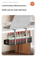 Gestiòn De Cables Extensible Sin Perforar Con Soporte De Metal Y Enchufe Retráctil Para Escritorio Organizador De Cordones - details 6