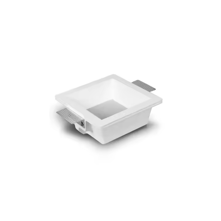 Ledkia Downlight LED 9W Cuadrado Integración Escayola/Pladur Corte 183x183 mm UGR17 2700K Blanco Cálido - 1
