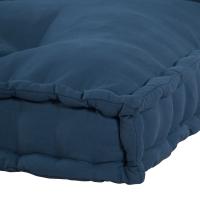 Cojín de Sofá de Pallet con Respaldo vidaXL Tela Azul - details 5