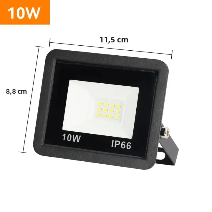 Lámpara De Inundación LED IP66 Impermeable 10W 30W 50W 100W 220V Luz Exterior Reflector Para Iluminación De Exterior Y Búsqueda - 1