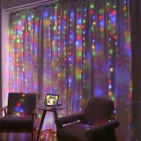 1 Pack De Luces De Cobre LED 2x2M Para Ventanas Con 20 Clips Y Luz De Batería Para Decoración De Fiesta Navidad Y Bodas - details 8