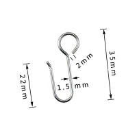 50PCS Gancho De Metal Para Cortina Herramientas De Decoración Doméstica Accesorios Para Rieles Y Travesesías De Cortinas Estilo Moderno - details 4