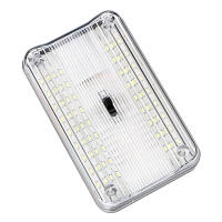 Lámpara De Techo Para Coche Blanco 36SMD Luz Interior Rectangular 12V Bombilla Para Iluminación Automática - details 2