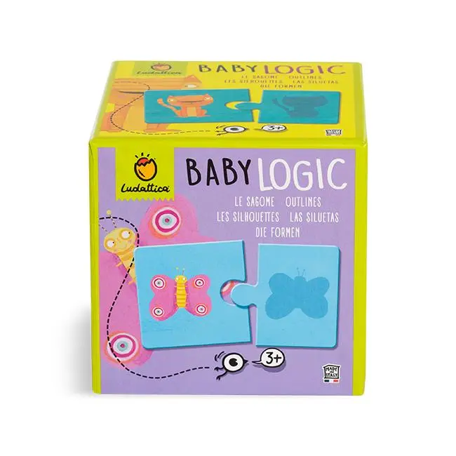 Ludattica Baby Logic - Siluetas de Francesca Assirelli - 10 Puzzles - Medidas: 12.3cm X 11.8cm X 12.3cm - 1