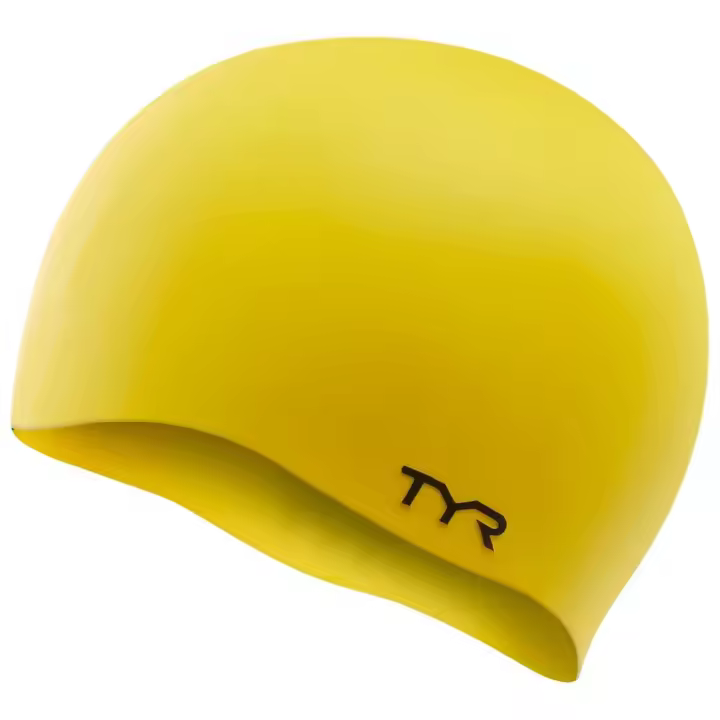 Tyr Gorro De Natación Amarillo Adulto - 1