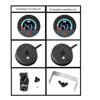 Voltímetro Circular Digital DC8-100V Impermeable Monitor De Capacidad De Batería Medidor De Tensión Para Coche Indicador De Nivel De Batería - details 16