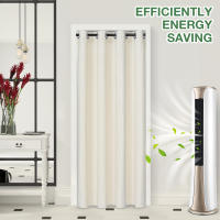 Cortinas De Veludo Aislantes Térmicas Para Puerta Individual Cortinas Colgantes Para Escalera Cocina Sala De Estar Modernas Con Anillos - details 10