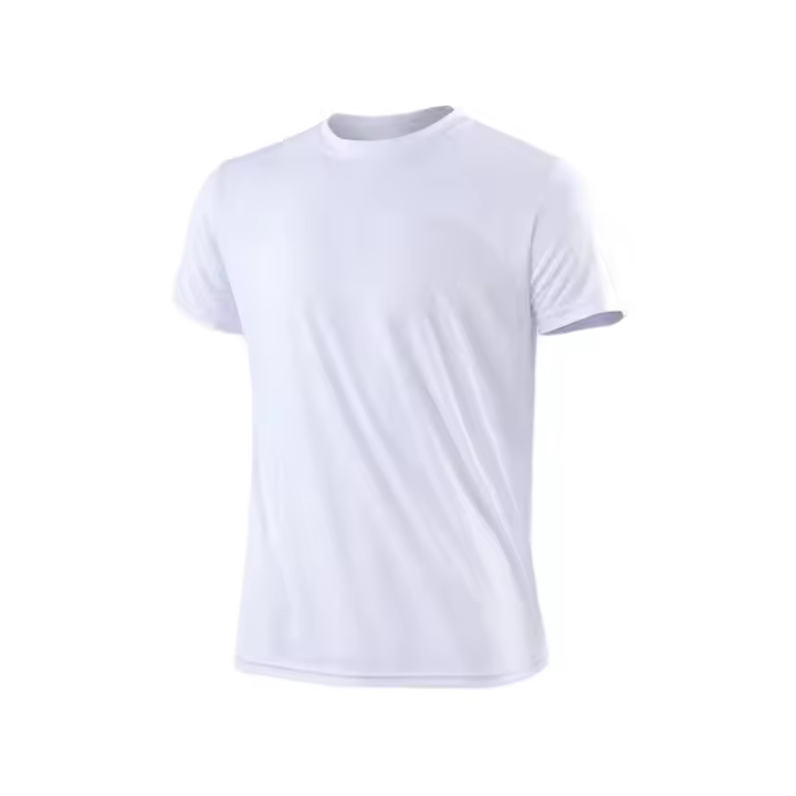 Camiseta De Hombre Verano Seda Helada Manga Corta Secado Rápido Transpirable Protección Solar Para Correr Exterior - 1
