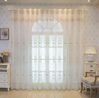 Cortinas De Tules Bordadas Nórdicas Modernas De Lujo Estilo Europeo Para Sala De Estar Cortinas Transparentes De Yarn Para Ventanas - details 2