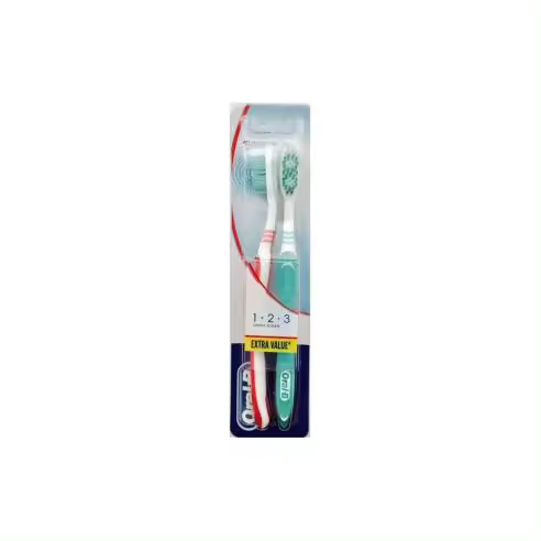 ORAL B CEPILLO 123 MEDIO DUPLO - 1