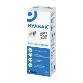 Hyabak Solución Hidratante Ocular, 10 Ml - 1