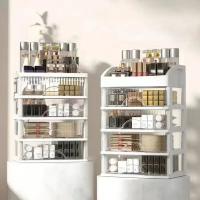 Estación De Maquillaje Multi Capa Organizador De Joyería Cosméticos Y Suministros Para Escritorio Caja De Almacenamiento Con Cajones Para Decoración De Pelo - details 1
