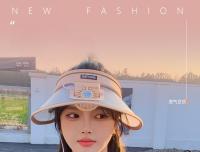Sombrero De Verano Para Mujer 2024 Protección Solar Anti UV Sombrilla De Playa Sombrero De Paja Eléctrico Para Exterior - details 0