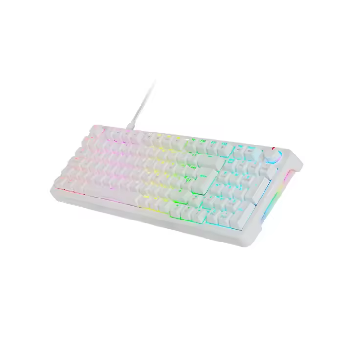 Mars Gaming - MKPROWYES teclado Juego USB QWERTY Español Blanco MKPROWYES - 1