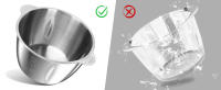 Aigostar - Picadora Eléctrica de Cocina, 500W de Potencia, con 4 Cuchillas Afiladas y Bol de Acero Inoxidable de 1.8L, 2 Velocidades, Ideal para Carne, Verduras, Fruta y Frutos Secos - details 2