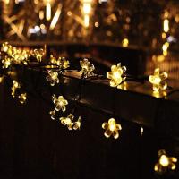 1PC Luces De Flores Solares Para Exterior Impermeables 20/30/50/100 LED Para Decoración De Jardín Pared Patio Jardín Árbol De Navidad - details 11
