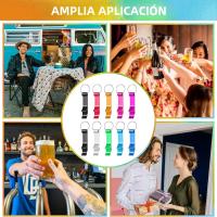20Pcs Abrebotellas Portátil De Aluminio Con Llavero Para Cerveza Y Bebidas Para Fiesta Y Boda Abrebotellas De Metal Duradero - details 3
