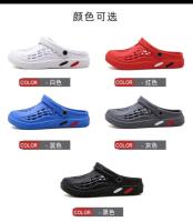 Sandalias De Hombre Para Verano Clogs EVA Zapatillas De Jardín Plataforma Playa Couplet Slides Para Interior Baño Talla Grande - details 5