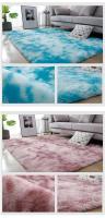 Carpetas De Suelo De Estilo Nórdico Con Patrón Tie Dye Resistente a La Suciedad Para Sala De Estar Dormitorio Tejido De Poliéster Moderno Y Lujoso - details 5