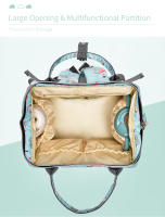Bolsa De Pañales Insular Para Mamá Con Organizador Materno Estilo Mochila Para Carrito De Bebé Material Síntesis Tamaño Medio - details 3