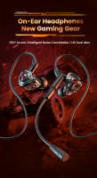Auriculares De Juego Con Micrófono Universal 90° Elbowed HiFi Bass Estéreo Metálicos Con Cable 3.5mm Tipo-C Intraauriculares Para Teléfono Y Computadora - details 0