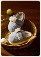Chopines De Algodón Para Niños De Mario Invierno Calientes Individuales Cierre SLIP-ON Material De Suela EVA Talla Verdadera - details 5