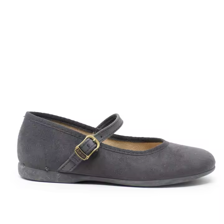 BATILAS 10750.. Zapatos vestir niña 33150 24I MERCEDES CORREA HEBILLA SERRATEX GRIS - 1